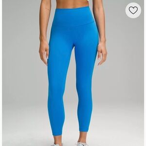 Lululemon Align 25” leggings with pockets, size 2, brand new, pool side blue